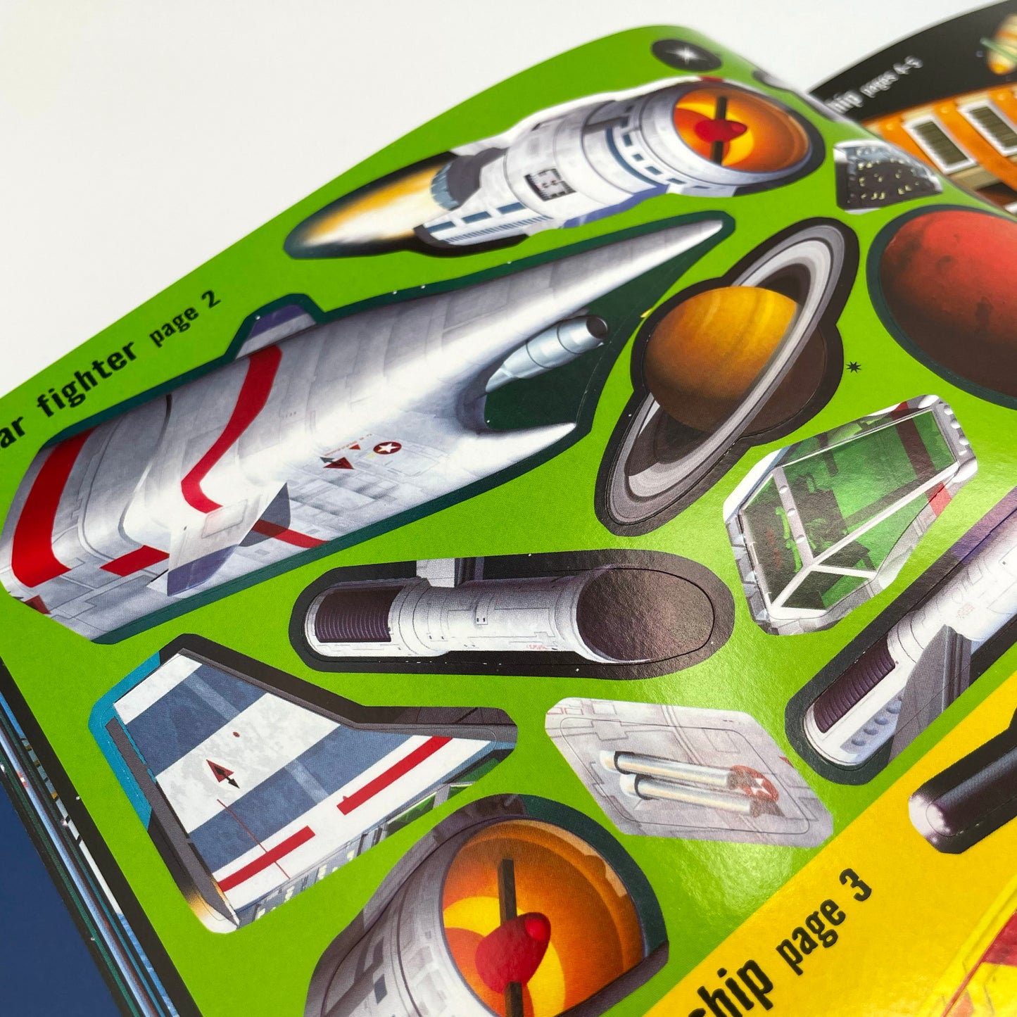 Build your own Spaceships Sticker Book