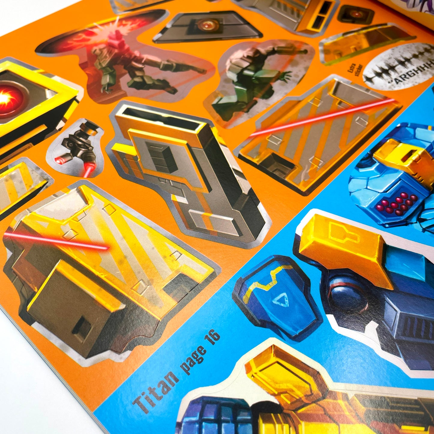 Build your own Robots Sticker Book