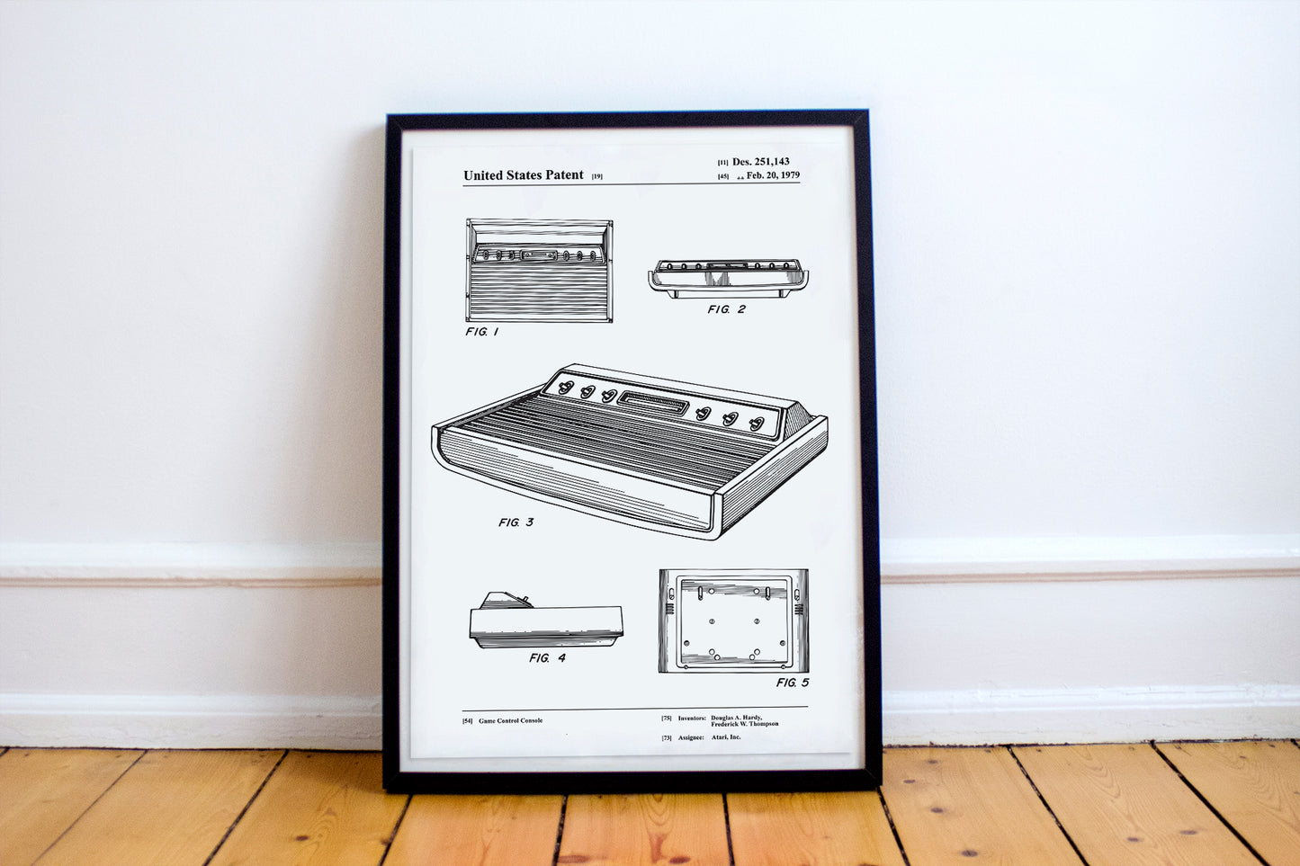 1970's Console Patent Art/Poster Set