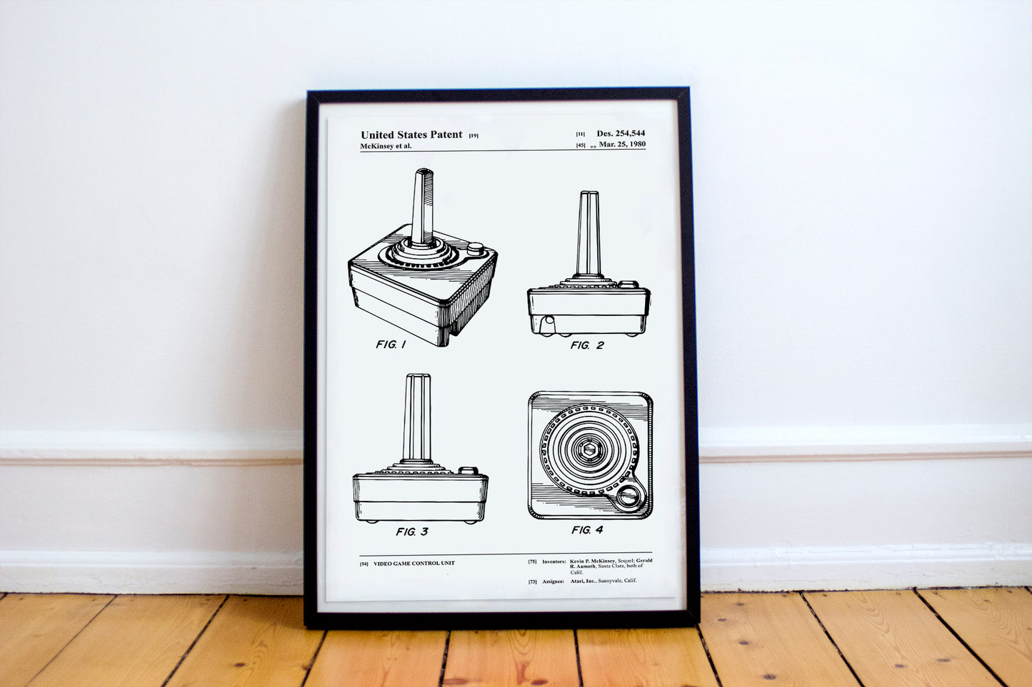 1970's Console Patent Art/Poster Set