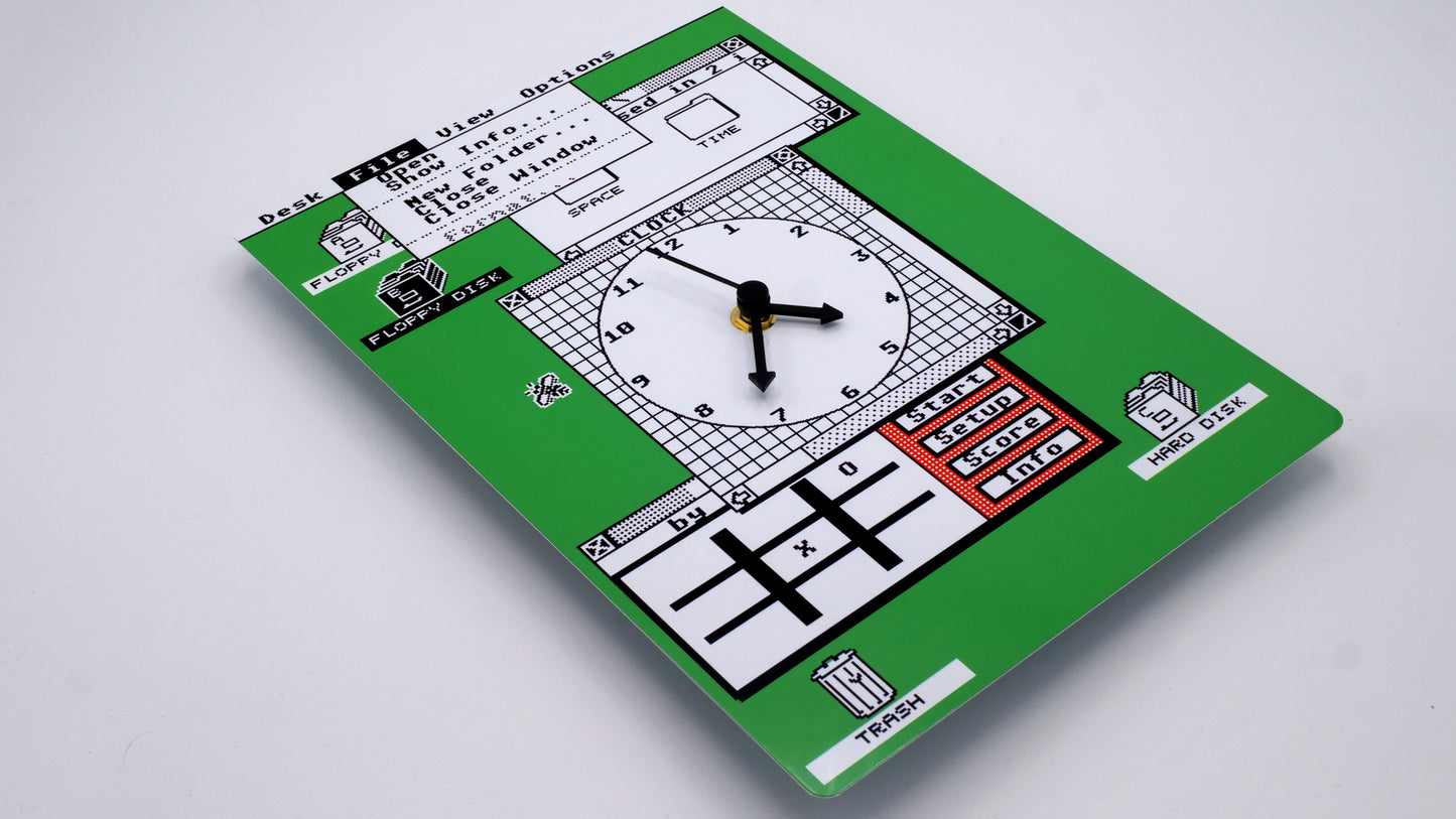GEM Style Clock for Atari ST fans
