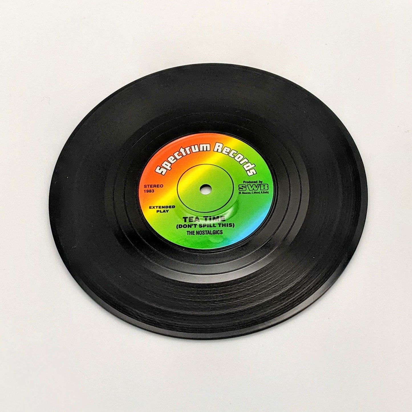 Vinyl record coasters (set of 6)