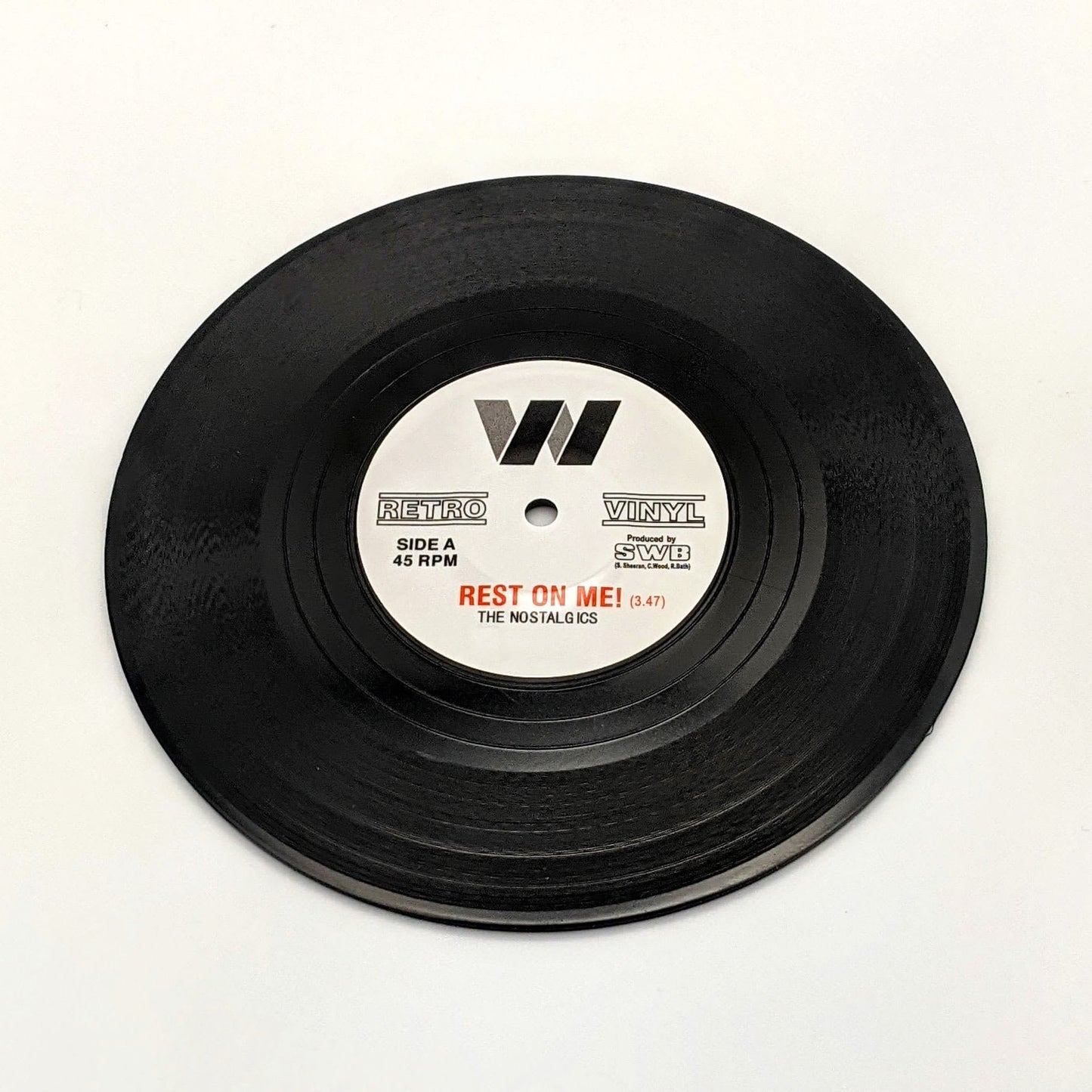 Vinyl record coasters (set of 6)