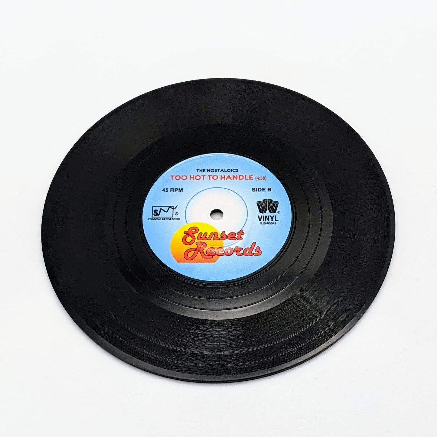 Vinyl record coasters (set of 6)