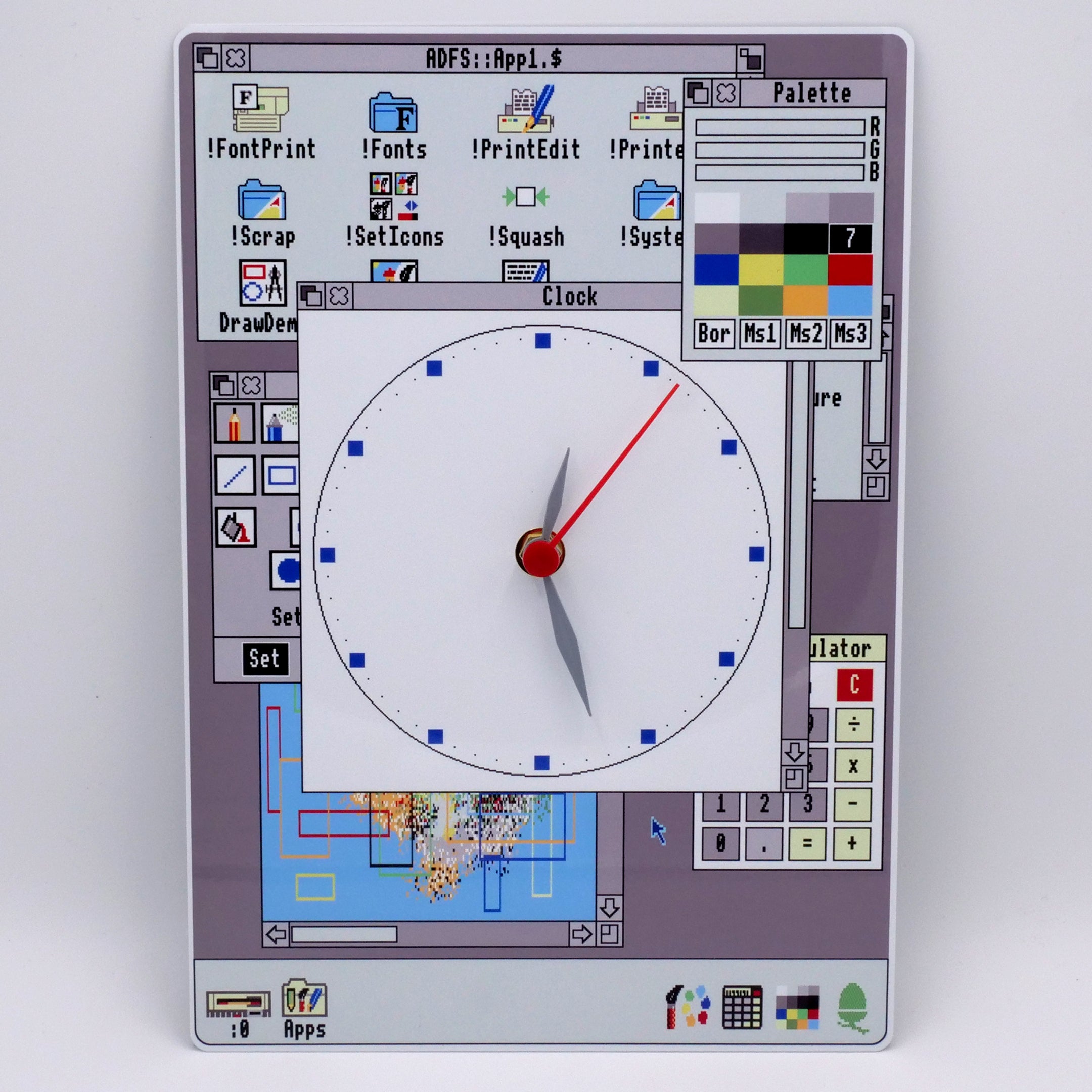 RISC OS Style Clock for Acorn Archimedes fans – The Cave
