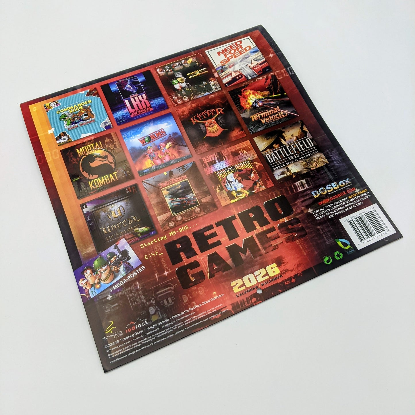 Retro Games 2026 Calendar