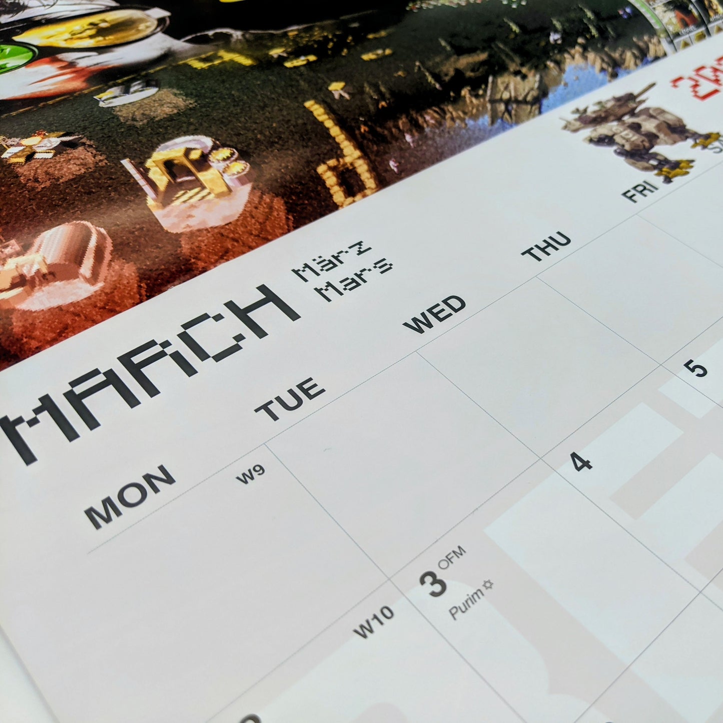 Retro Games 2026 Calendar